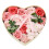 Rosas artificiales rosas en caja con forma de corazón (1 unidad) 1