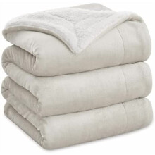 Coperta in morbido pile Sherpa GentleSoft, matrimoniale (90x90 pollici).