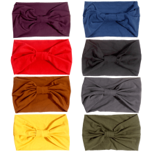 Diademas anchas antideslizantes para mujer (paquete de 8)