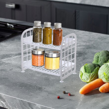 Étagère de rangement de cuisine à deux niveaux, 24 pouces