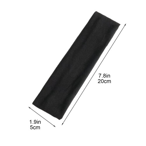 Bandeau de sport uni, extensible et absorbant la transpiration 1