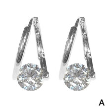 Luxe oorbellen in koperdesign, 1,5 cm, voor dames