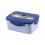 Bento Food Container Microwave-Safe Plastic 3-Compartment 7