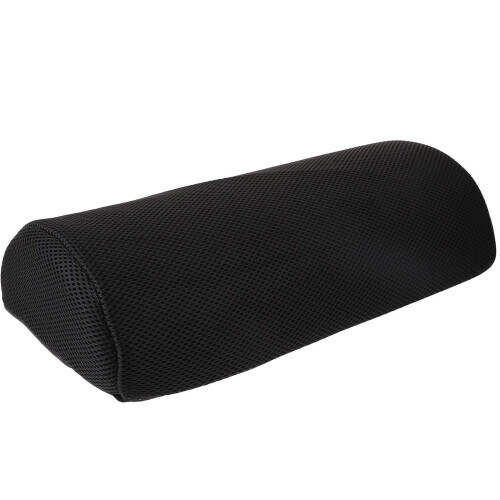 Zwart polyester voetensteunkussen voor in bed (1 stuk)