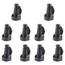 10X 7-Polig European Trailer Socket+Plug Drag Bar Connector Adapter för Bil RV Lastbil Båt Husvagnar Transfer Signal Adapter 12V