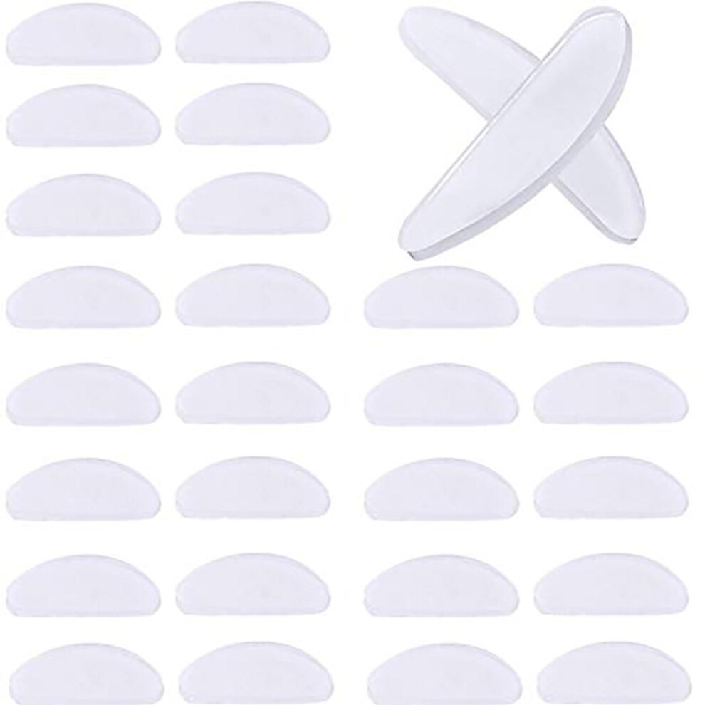 D-Shaped Silicone Nose Pad for Glasses, Lightweight, 2 pcs