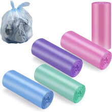 Petits sacs poubelle 4 gallons salle de bain bureau 5 rouleaux