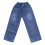 Lyseblå børnejeans med vide ben, 5-6 år, høj elastik 6