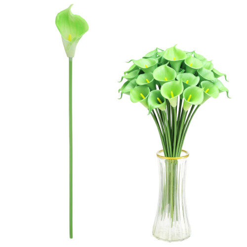 Fiore di calla artificiale per decorazione d'interni, 1 pezzo