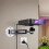 Support mural universel pliable pour projecteur en alliage d'aluminium 1