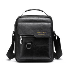 Bolso bandolera de cuero vintage para hombre – Estilo casual de negocios