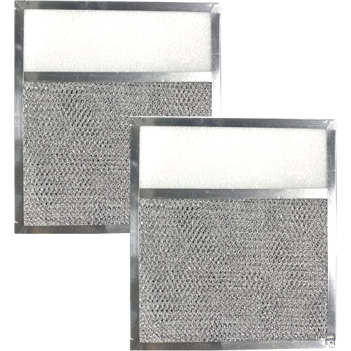 Luftfilter för köksfläkt Aluminium Träkol Combo 10x