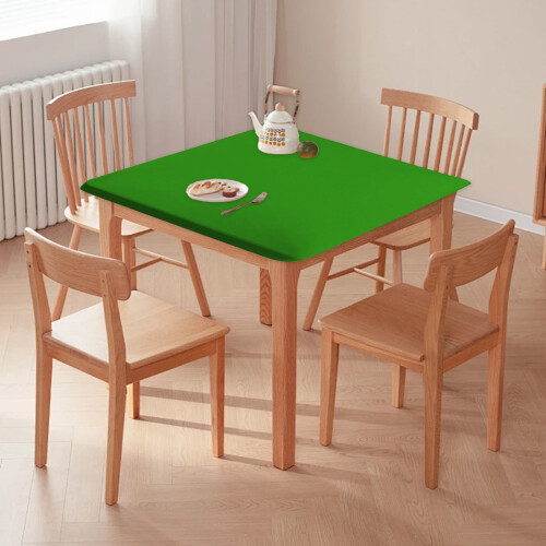 Toalha de mesa elástica quadrada de poliéster 34x34 polegadas
