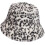 Dames bucket hat met luipaardprint, one size 1