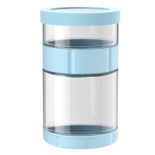 Glazen fermentatiepot met brede opening, 1 gallon (ca. 3,8 liter), met deksel met waterslot.