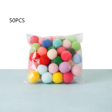Interaktiva kattleksaker polyesterbollar 10/20/30/40-pack