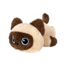 Peluche a forma di gatto siamese, peso incluso, 30 cm (12 pollici)