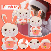 Peluche de conejito de Pascua de 35 cm (13,8 pulgadas)