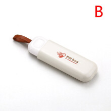 Pilulier blanc portable pour 7 jours