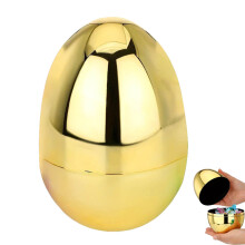 Glitzerndes Osterei, goldmetallic, 15 cm (5,9 Zoll), 1 Stück