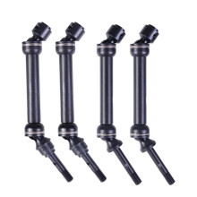 Conjunto de eixos de transmissão em liga leve para carro RC 4x4 1/10 (dianteiro e traseiro) - 4 peças