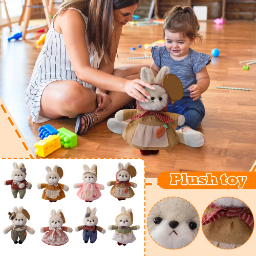 Λούτρινο Παιχνίδι Lillian Family Bunny - Μαλακό Λούτρινο Ζωάκι 20εκ.