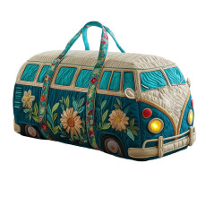 Sac de voyage matelassé bohème 45 cm en polyester