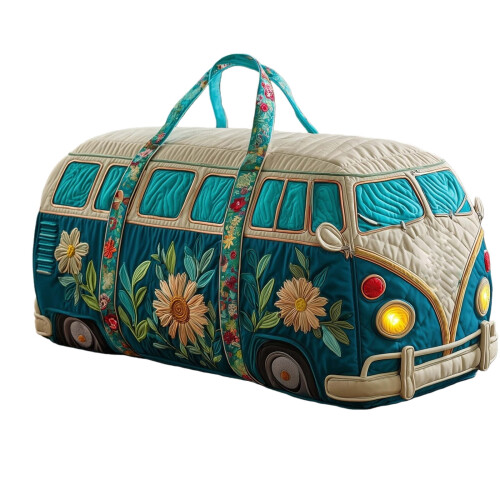 Sac de voyage matelassé bohème 45 cm en polyester
