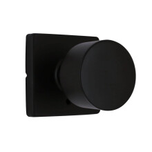 Ridgeway matzwarte privacy deurknop met vierkante rozet
