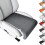 Benstøttepude til bilsæde, memory foam, universal, grå 1