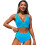 Dame bikini badedragt blå medium 1