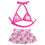 Ensemble bikini fleuri pour petits chiots 1