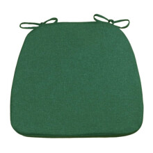 Cuscino per sedile in schiuma HD 5 cm 44x41 cm in lino ergonomico