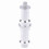 Oiriúntóir Tripod Ceamara 3/8" go 1/4" Snáithe Fireann 1 Píosa 1