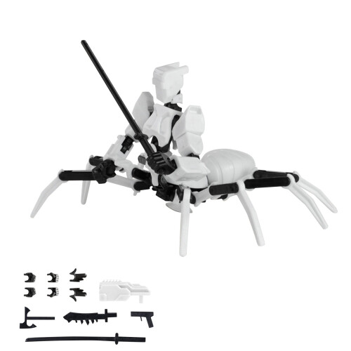 T13 Actiefigurenset, voorgemonteerd, 3D-geprint met wapens