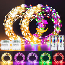Svetielka na batérie, 200 LED, 2 kusy