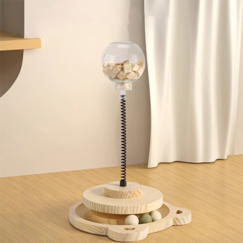 Interactive cat toy ball for indoor cats, 1 piece 2