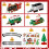 Holiday Steam Train Set Assorted Colors 1 Set 8