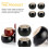 Wood Sofa Legs Classic Style 4 pcs 8x8 cm Black 7
