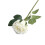 Rose artificielle blanche 55 cm (21,65 pouces) - 1 pièce 1