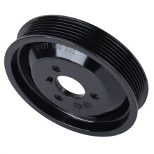 Power Steering Pump Pulley Water Pump Pulley for E81 E87 116i 118i 120i E46 E90 E91 316i 318i E60 520 X1 E84 N46