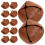 Rusty Bell Charms Brown Iron DIY Craft Decor 100 pcs 1