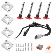 Conversion Harness + Ignition Coil Packs Kit & ICM for A4 B5 1.8T to 2.0T FSI R8