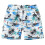 Short extensible pour garçon à imprimé cocotier avec poches, 1