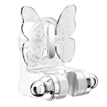 Support de douche mural réglable avec ventouse