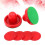 Air Hockey Pucks Red Ergonomic Replacement Set 2