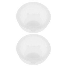 Lekvrije plastic karafdeksels voor waterkannen, wit