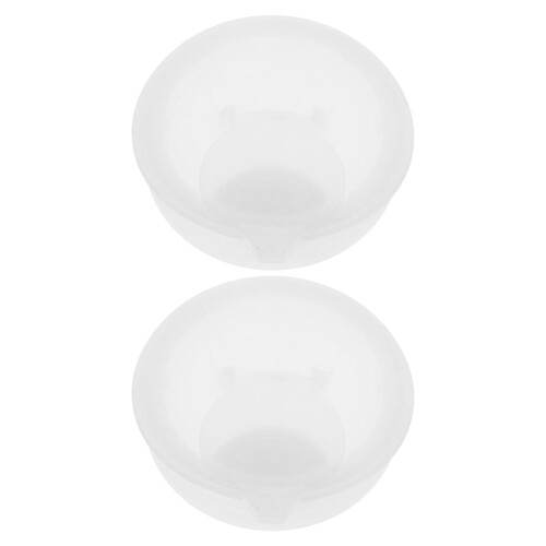 Lekvrije plastic karafdeksels voor waterkannen, wit