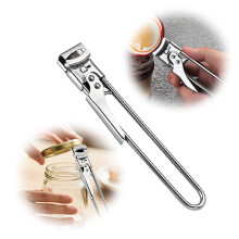 Ouvre-bocal en acier inoxydable, multifonctionnel et réglable, 23 cm