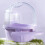 Antisplash Parakeet Feeder with Half-Open Cover, 1 Pack 8